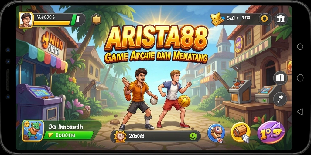 Tampilan gameplay seru ARISTA88 dengan aksi menegangkan.