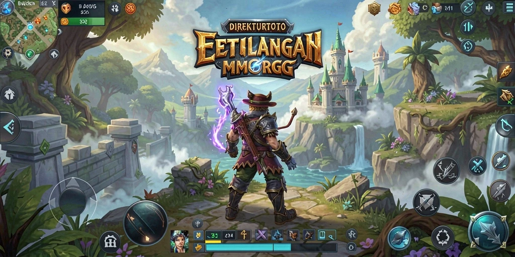 Tampilan gameplay epik dari DIREKTURTOTO dalam pertempuran seru.