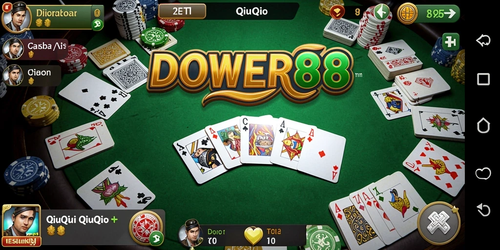 Tampilan gameplay QiuQiu yang menarik dan interaktif.