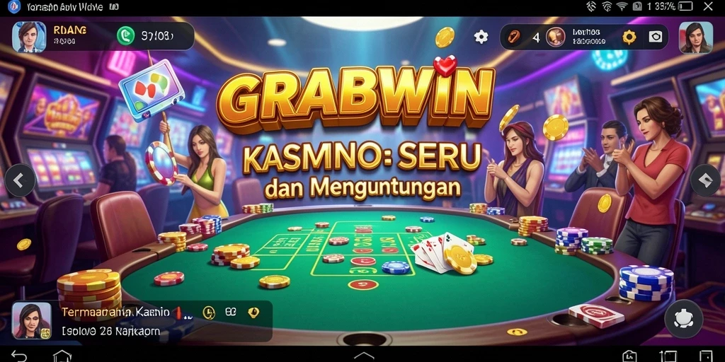 Tampilan gameplay Kasino yang menarik dan mendebarkan di GRABWIN.