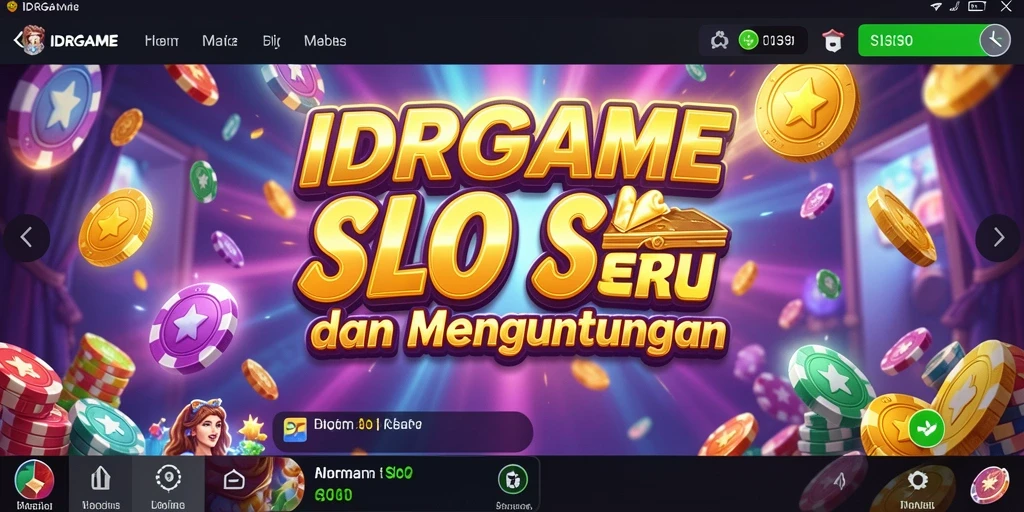 Tampilan utama gameplay Slot yang menarik di IDRGAME.