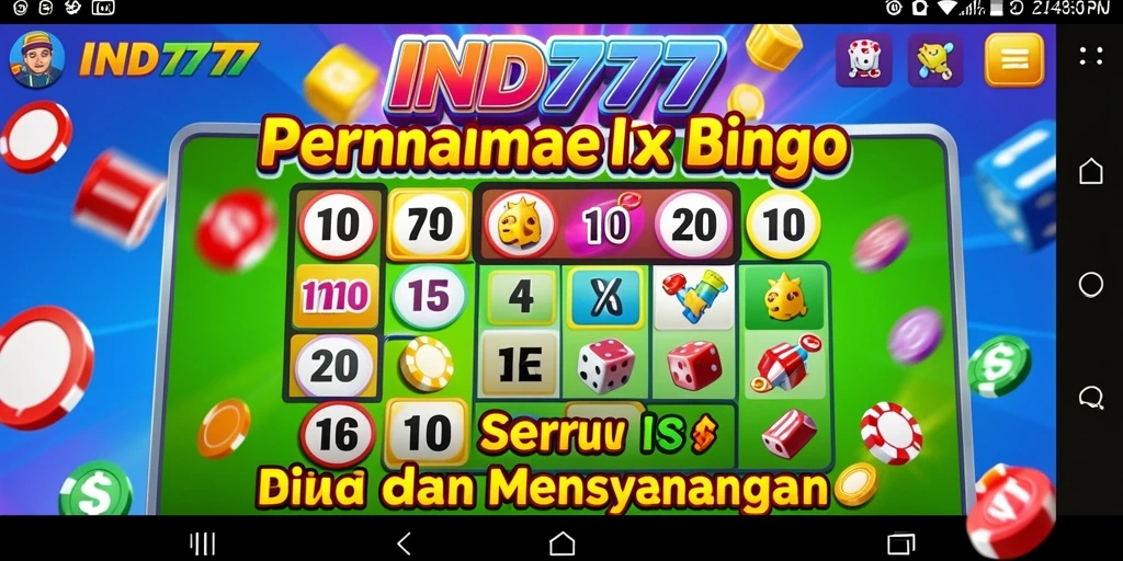 Tampilan gameplay seru dan interaktif dari IND777 Bingo.