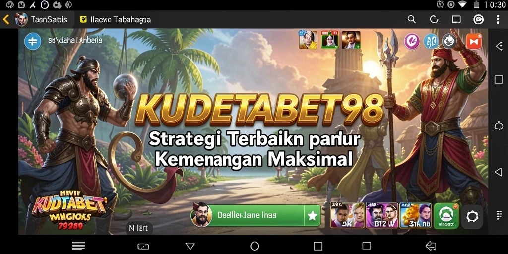Tampilan gameplay mendebarkan di KUDETABET98 dengan strategi yang menarik.