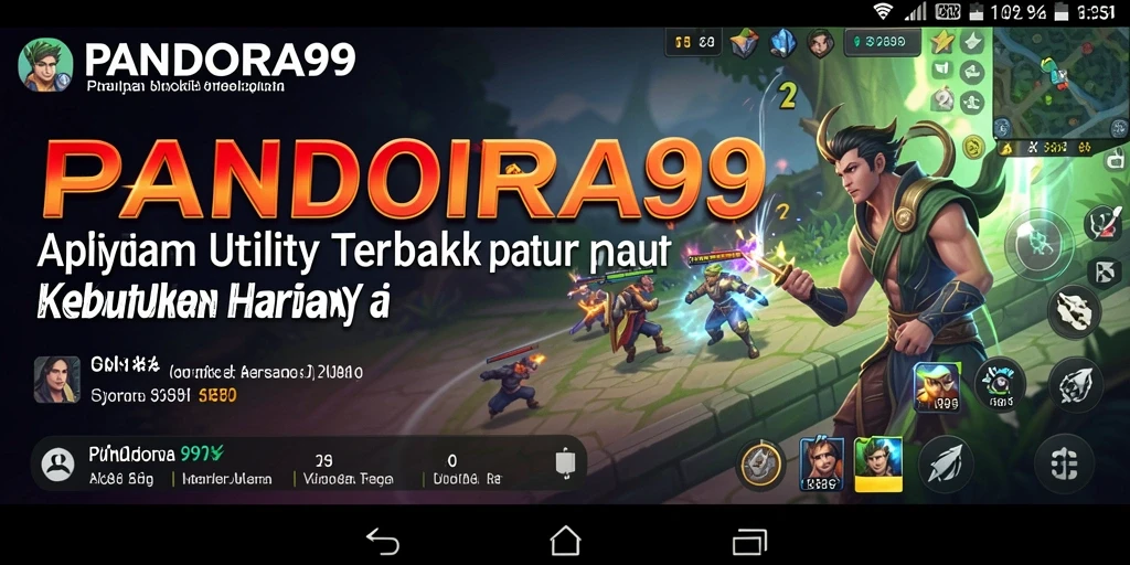 Tampilan antarmuka PANDORA99 yang memudahkan pengguna berinteraksi.