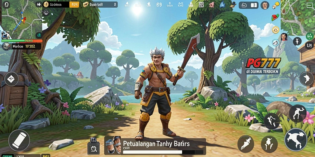 Menampilkan gameplay seru di dunia terbuka PG777.