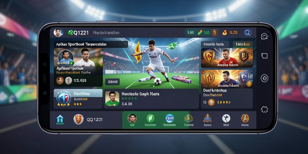 Tampilan gameplay QQ1221 yang menarik dalam taruhan olahraga.