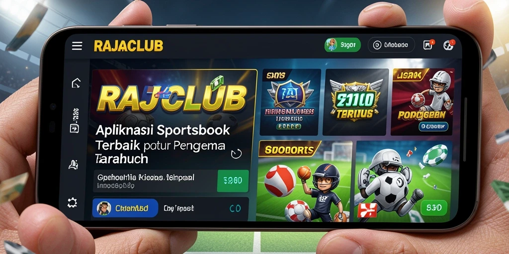 Tampilan gameplay menarik dari aplikasi Sportsbook RAJACLUB.