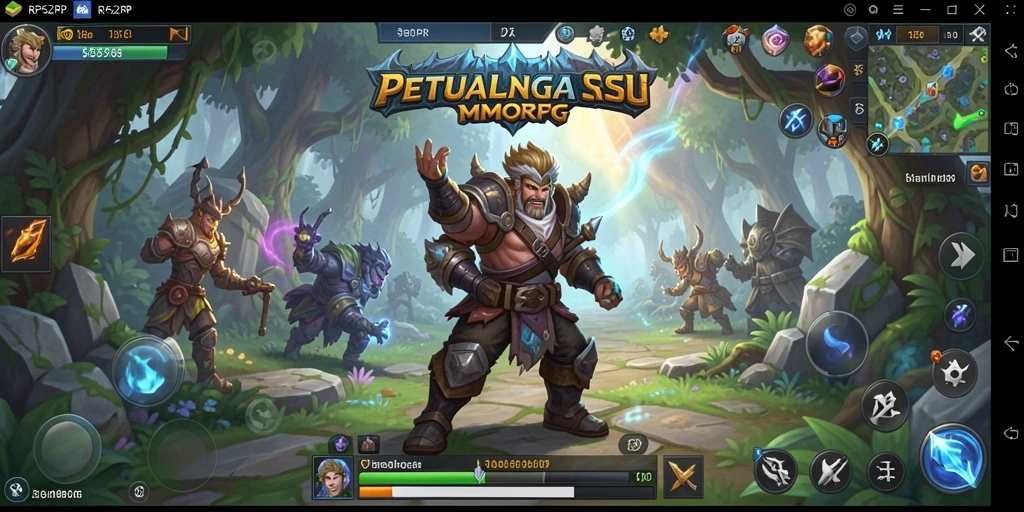 Tampilan gameplay RP62RP yang mengesankan dan penuh aksi.