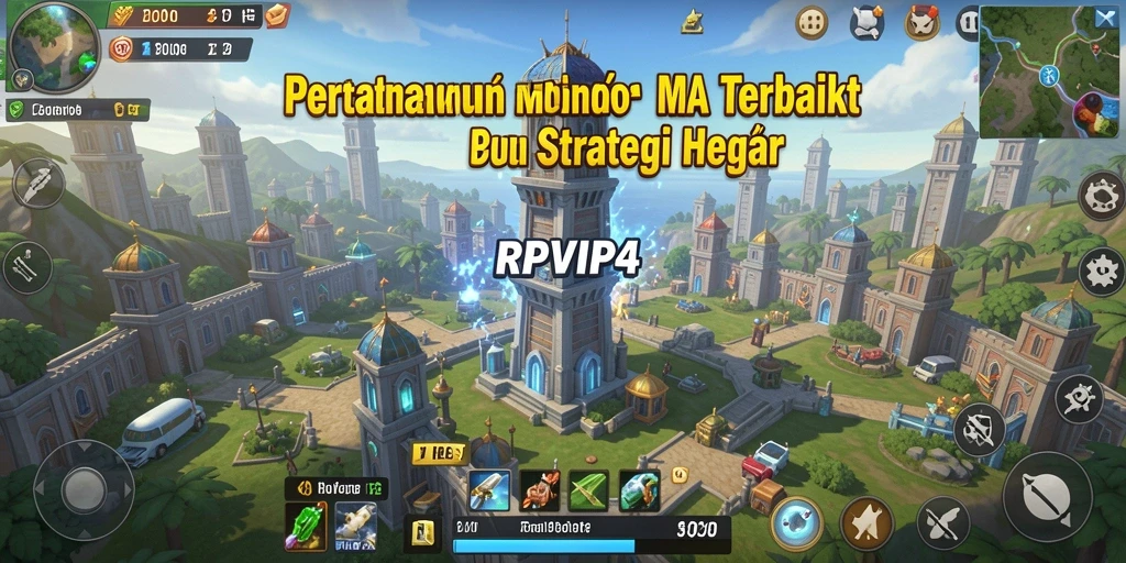 Gameplay RPVIP4 menampilkan strategi menara yang mendebarkan dan grafis yang menakjubkan.