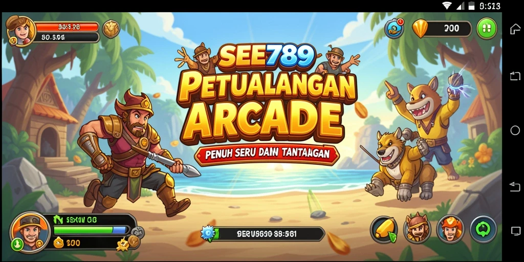Screenshot gameplay SEE789 menunjukkan aksi cepat dan grafis yang menarik.
