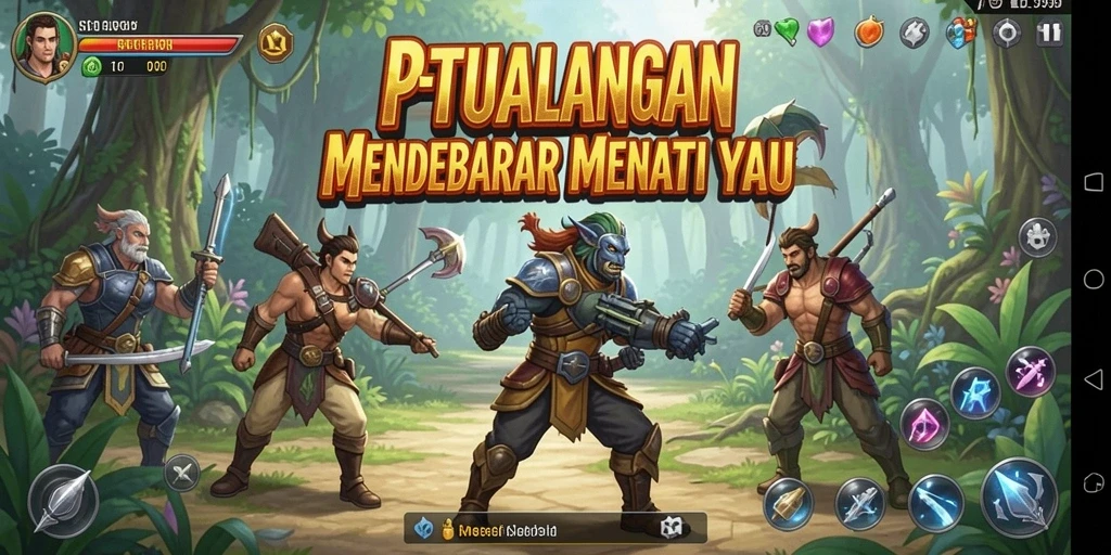 Tampilan gameplay SL999 yang menampilkan petualangan yang menegangkan.