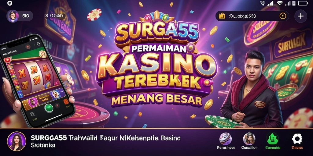 Tangkapan layar gameplay SURGA55 dengan suasana Kasino yang menarik.
